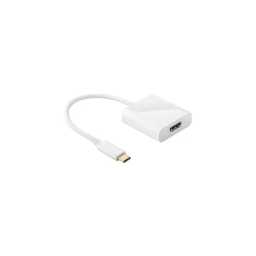Adapter GOOBAY, USB Type-C (M) na HDMI (Ž), 0.2m, bijeli