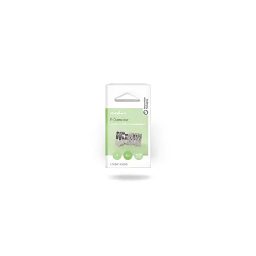 Adapter NEDIS, F-Connector (M), set 5 kom, 75 Ohm