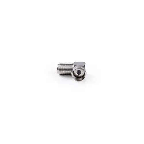 Adapter NEDIS, F konektor (M) na F konektor (Ž), kutni, bulk