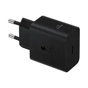 Adapter SAMSUNG EP-T4511XBEGEU, 45W, USB-C, FC 2.0, PD 3.0, Kabel Type-C 180cm, Crni