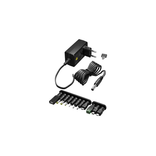 Adapter switch. DC 3-12 V 1A, sa 11 konektora + USB 64568