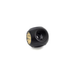 Adapter T-spojka Bitspower (3x G1/4 inča ženski navoj, crna boja)