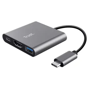 Adapter TRUST DALYX 3-in-1 Multiport USB-C (5 godina jamstva)