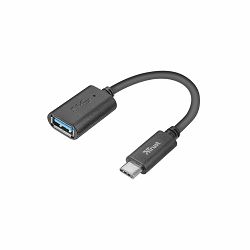 Adapter TRUST USB-C (m) na USB 3.1 (ž) crni