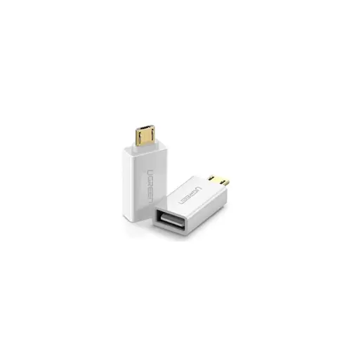 Adapter UGREEN, Micro USB (M) na USB 2.0 A (Ž) OTG, bijeli