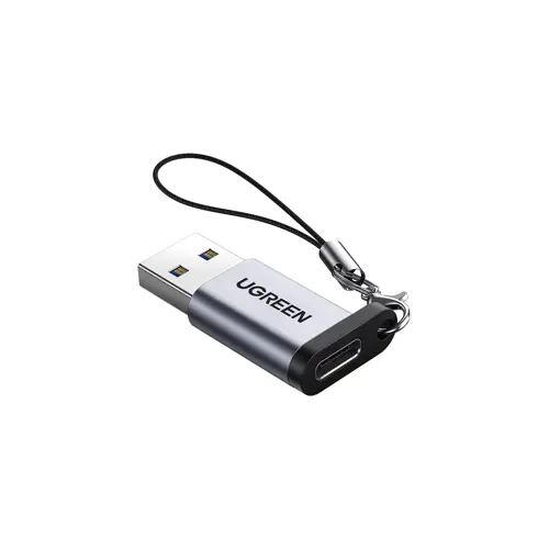 Adapter UGREEN, USB 3.0 A (M) na USB-C 3.1 (Ž), sivi