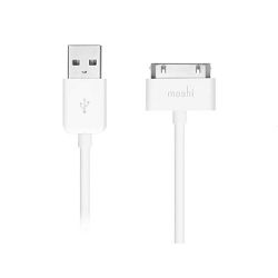 Kabel za mobitel iPhone MOSHI USB - 30-pin 0.9m bijeli
