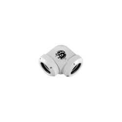 Adapter za tvrdo crijevo Bitspower (MULTI-LINK ADAPTER 90 DEGREE 12MM OD TO 12MM OD HARDTUBE) (bijela)