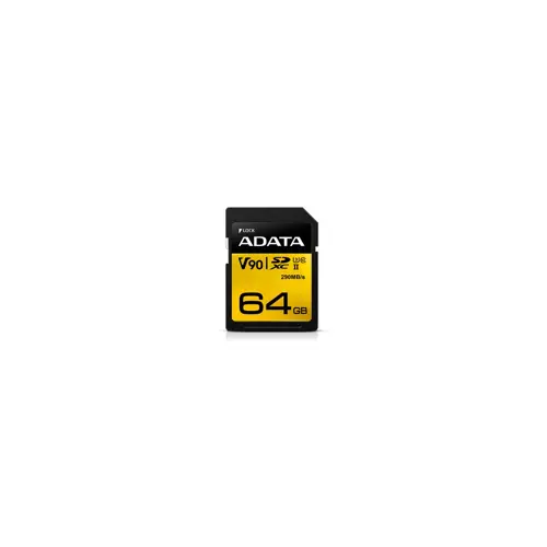 Memorijska kartica ADATA Premier ONE 64GB SDXC UHS-II Class 10 (kapacitet 64GB, UHS-II, Class 10)