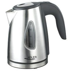 Električni čajnik ADLER model AD 1203 (Srebrna, 1 L, 1630 W)