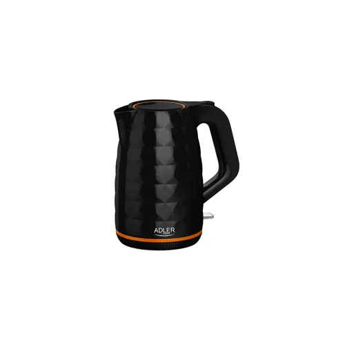 Električni čajnik ADLER model AD 1277 B (crna boja, 1.7 L, 2200 W)