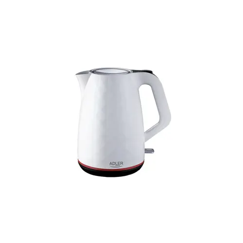 Električni čajnik ADLER AD 1277 W (Bijela, 1.7 L, 2200 W)