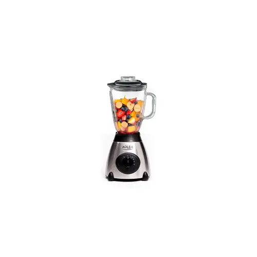 Adler AD 4070 blender 1.5 L Tabletop blender Black,Transparent 600 W
