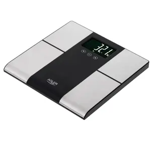 Adler AD 8165 personal scale Rectangle Black, Grey Electronic personal scale