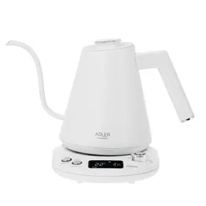Adler | Kettle | AD 1349w | Electric | 1100 W | 1 L | Stainless Steel | 360° rotational base | White