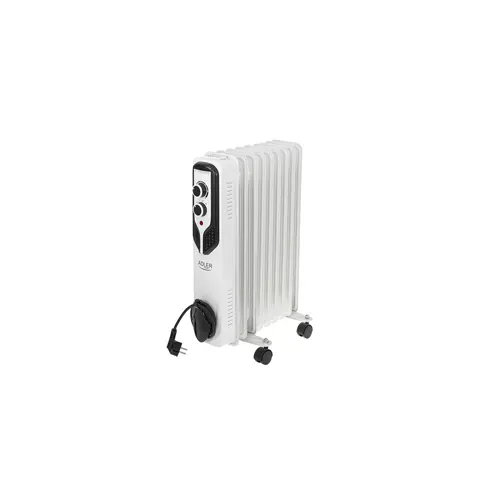 Radijator na ulje Adler AD 7816 (Bijela, 2000 W, 3 razine snage, pogodno za prostorije do m2)