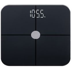 Pametna vaga ADLER AD 8187 (Maksimalna težina 180 kg, Preciznost 100 g, Mjerenje indeksa tjelesne mase, crna)