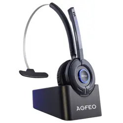 AGFEO 6101543 - Office/Call center - 49 g - Headset - Black