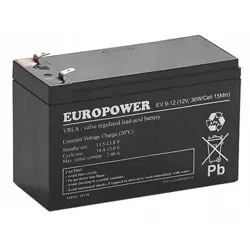 Baterija EUROPOWER EV serija 12V 8Ah/C10