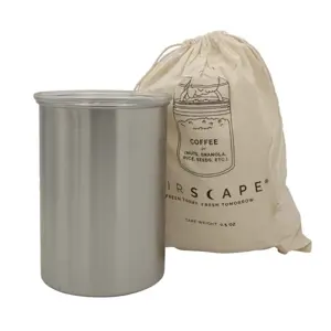 Airscape? Edelstahl-Aromabeh?lter mittel, silber geb?rstet