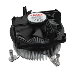 Hladnjak za procesor AKASA Intel LGA1700 Processor Hybrid cooler (9 cm, Aluminij, crna)