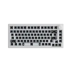 Mehanička tipkovnica AKKO 5075S RGB QMK Barebone (ISO raspored, mjesečno bijela)