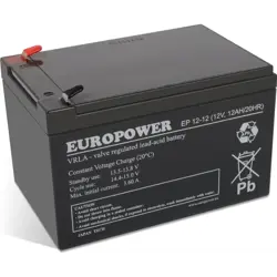 Akumulator EUROPOWER EP serija 12V 12Ah (Trajanje 6-9 godina)