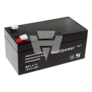 Akumulator SSB Multipower MP3.4-12 (12V3,4Ah Vds F1)