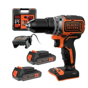 Akumulatorski odvijač BLACK+DECKER BL186KB (18V, 52Nm, 2x2.0Ah baterija)