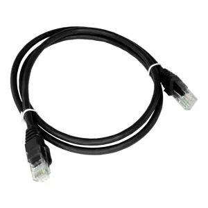 Alantec KKU5CZA1 networking cable Black 0.25 m Cat5e U/UTP (UTP)
