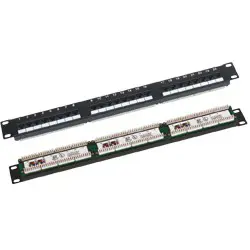 Patch panel Q-LANTEC PK-U6-1 (crni, 24 porta)