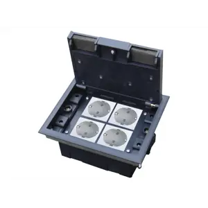 Alantec Puszka podłogowa (floorbox) 4M, (45x45), regulowana głębokość, do podłogi technicznej. (PP004)