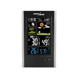 Alarm Clock Calendar Hygrometer Thermometer DCF