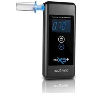 Alcofind Pro x-5+ breathalyzer 5 years warranty, 12 months service