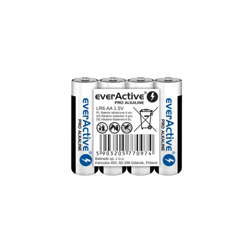 Alkalne baterije EVERACTIVE Pro Alkaline LR6 AA (4 komada)