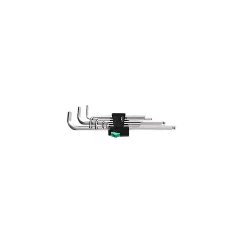 ALLEN KEYS ALLEN KEYS. LONG 1.5-10 WITH 950 PKL/9 SM N BALL / CHROME / WERA