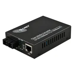 Medijski pretvarač ALLNET 102459 (1000 Mbit/s, IEEE 802.3, IEEE 802.3ab, IEEE 802.3u, IEEE 802.3x, IEEE 802.3z, Gigabit Ethernet, 10,100,1000 Mbit/s, 10BASE-T, 100BASE-T, 1000BASE-T, 1000BASE-SX)