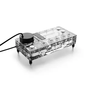 Alphacool Core Distro Plate 240 mm Right with VPP, ARGB - Acrylic