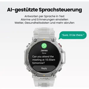 Amazfit t-rex 3 smartwatch, gray