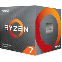 AMD CPU Desktop Ryzen 7 8C/16T 3700X (4.4GHz,36MB,65W,AM4) box with Wraith Prism cooler