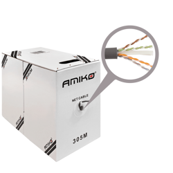 Amiko Mrežni FTP kabel, CAT6, CCA, 305 met - CAT6 FTP CCA 305m