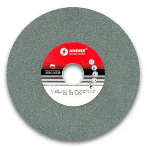ANDRE FLAT GRINDING WHEEL 200mm x 20mm x 32mm 99C60K7VC01-35 GREEN "TYPE 1"