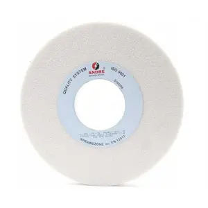 ANDRE FLAT GRINDING WHEEL 250mm x 25mm x 76mm 99AY46K7VE01-35 WHITE "TYPE 1"