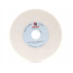 ANDRE PROFILE GRINDING WHEEL 200mm x 8mm x 32mm 99A60K7VE01-35 WHITE "TYPE 1C"