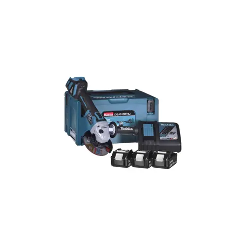 Kutna brusilica MAKITA DGA513RT3J (18V, 3x5.0Ah baterija)