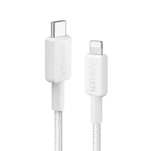 Anker 322 USB-C to Lightning braided cable 0.9m white