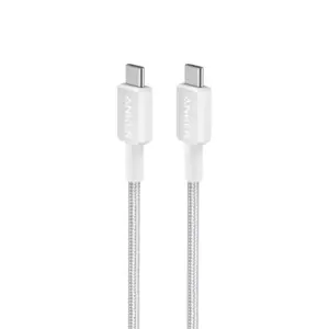 Anker 322 USB-C to USB-C braided cable 1.8m white