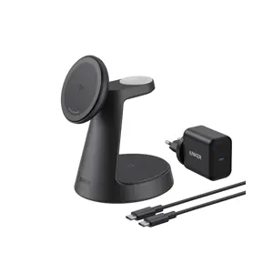 Anker Maggo wireless charging stand 3V1, black