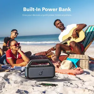 Anker Soundcore BOOM 2 Portable Bluetooth Speaker, Black