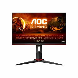 Gaming monitor AOC 24G2SPU LED 24" IPS 1920 x 1080 FHD 165Hz crno-crveni